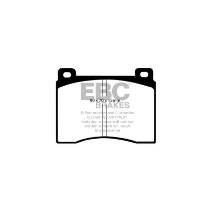 EBC DP634 Skoda Tatra Ultimax Front Brake Pads (Inc. Microbus & 613) 2 | ML Performance UK Car Parts