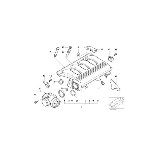 Genuine BMW 11612247560 E46 E39 Cover (Inc. 318d, 520d & 320d)