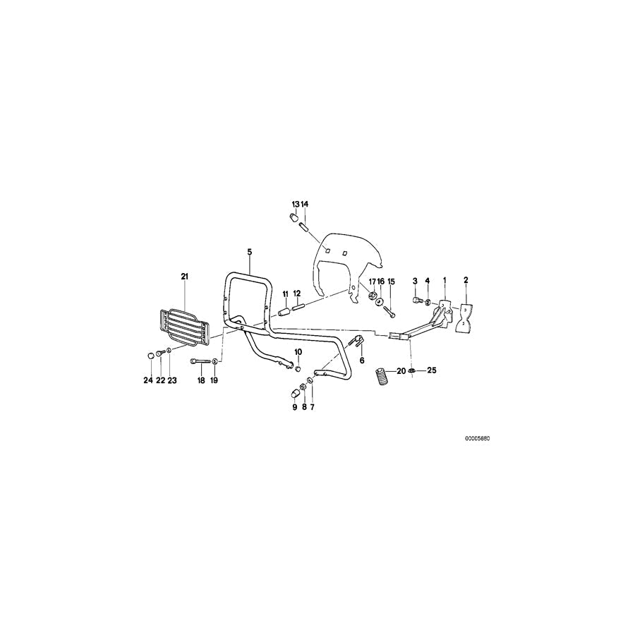 Genuine BMW 46632303884 Bow (Inc. R 100 GS)