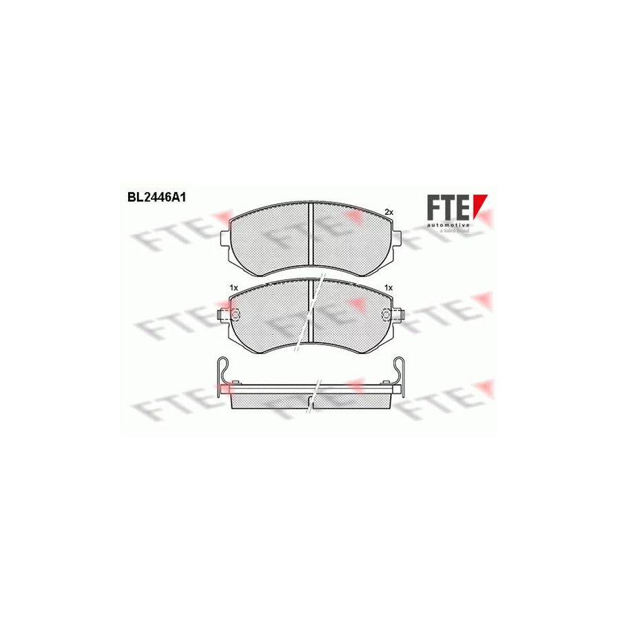 FTE Bl2446A1 Brake Pad Set for Nissan Patrol