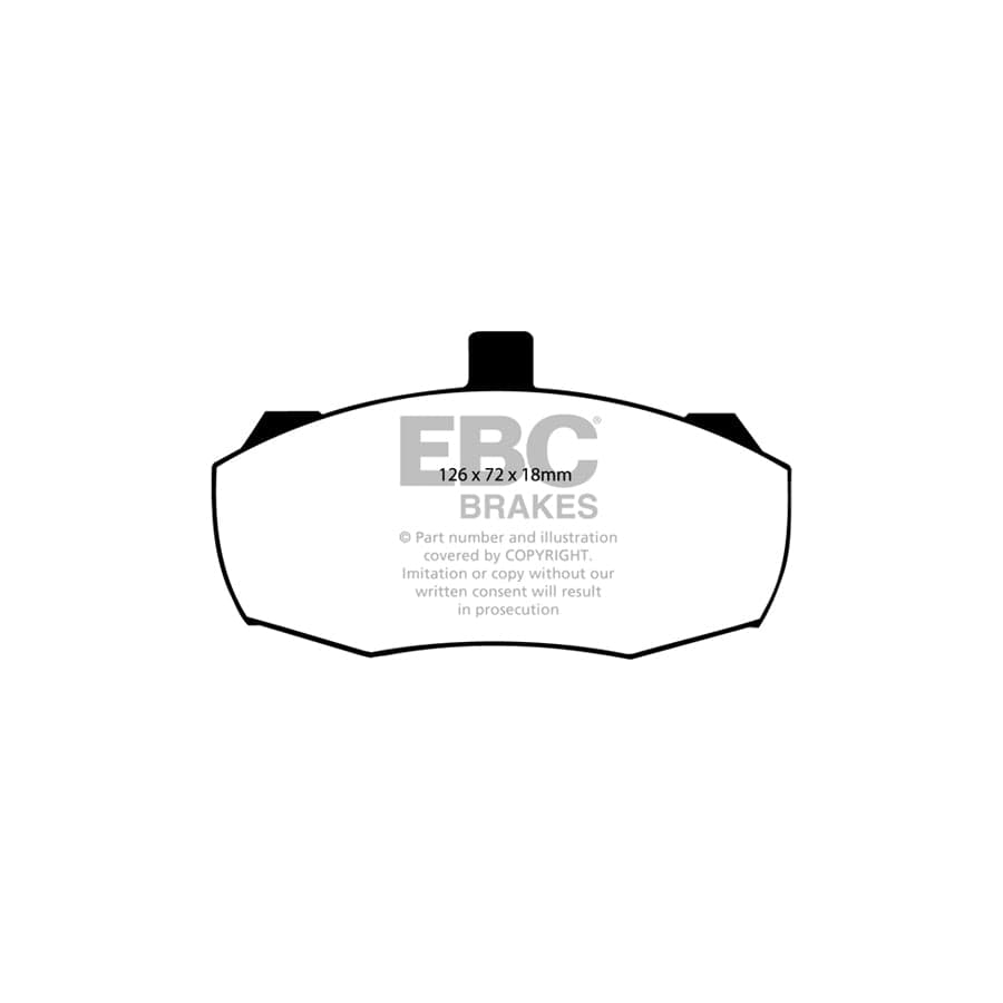 EBC PDKF1087 Ldv Convoy Ultimax Front Brake Pad & Plain Disc Kit 2 | ML Performance UK Car Parts