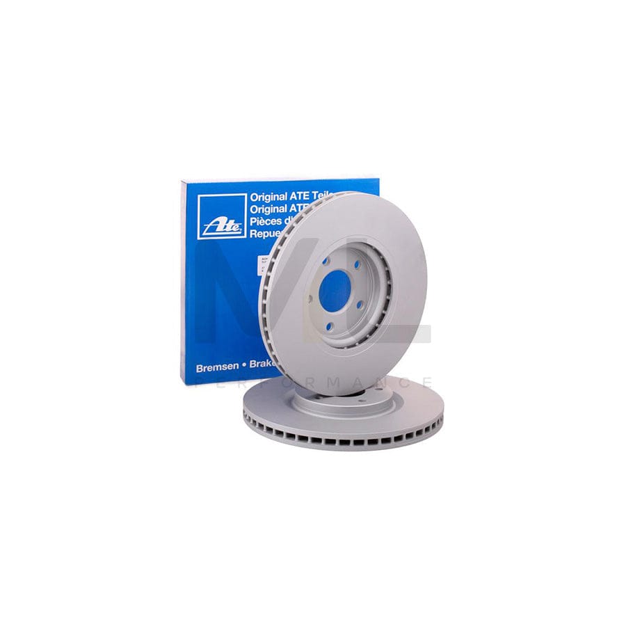 ATE 24.0128-0242.1 Brake Disc Vented, Coated  - 1 piece