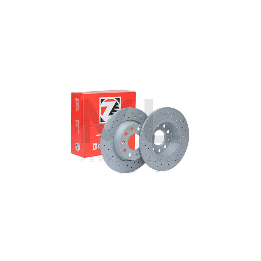 ZIMMERMANN SPORT COAT Z 600.3241.52 Brake Disc Perforated, Solid, Coated  - 1 piece