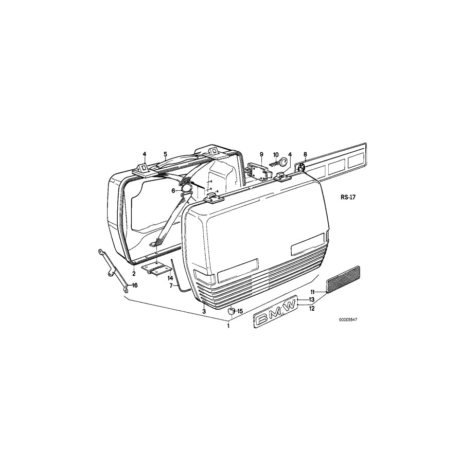 Genuine BMW 46541239499 Housing Bottom Left (Inc. R 100 GS, R 80 G/S & R 80 GS)