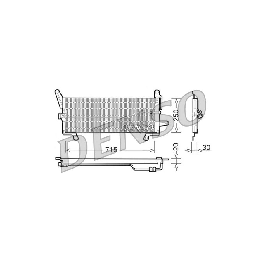 DENSO DCN09097 Air Conditioning Condenser for Fiat Punto I Hatchback (176)