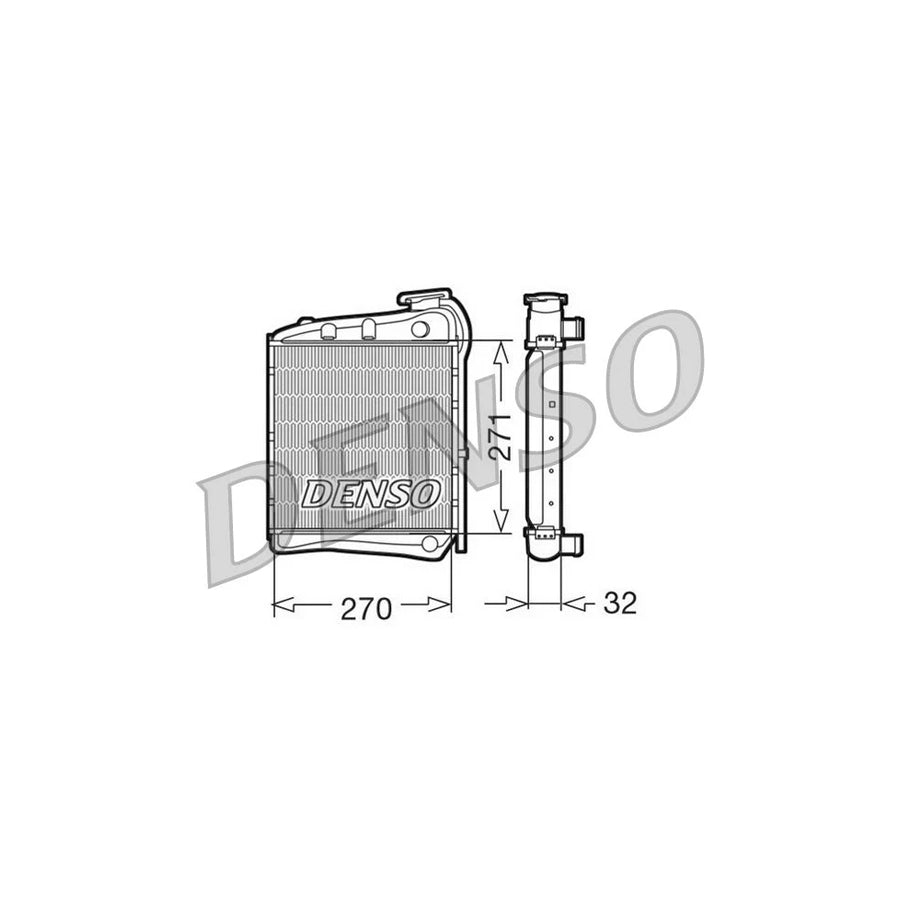 DENSO DRM99004 Engine Radiator