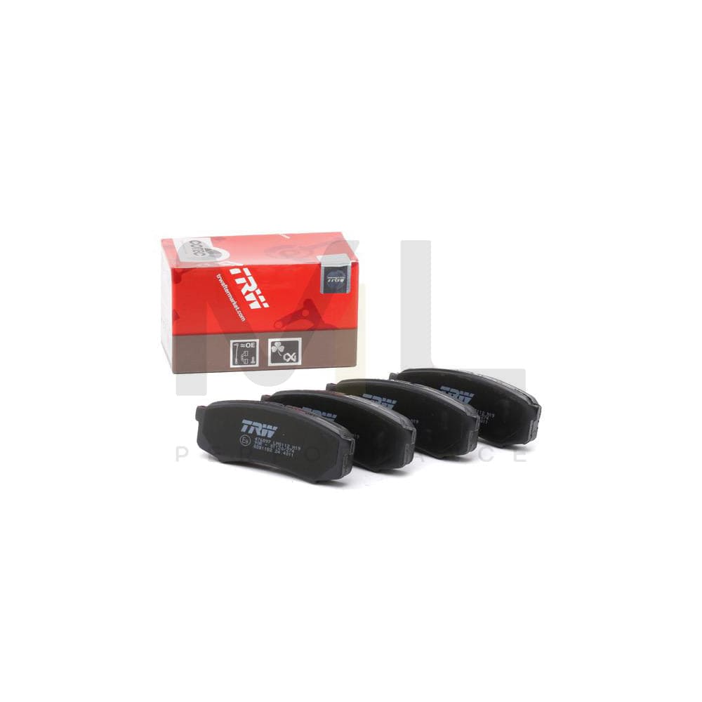 TRW Cotec Gdb1182 Brake Pad Set Not Prepared For Wear Indicator