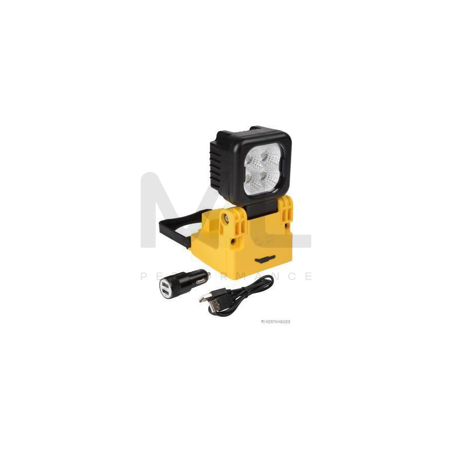 HERTH+BUSS ELPARTS 80690327 Work light with charger, with cigarette lighter plug, with handle, with switch, 5Hrs., 4000mAh