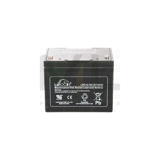 Leoch VRLA Sealed Battery - 12V 75Ah