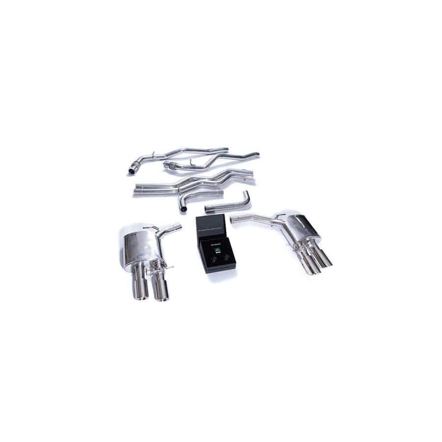 Armytrix AUC8T-QS38C Valvetronic Exhaust System Audi A7 C8 2018+ with  Quad Chrome 4"
