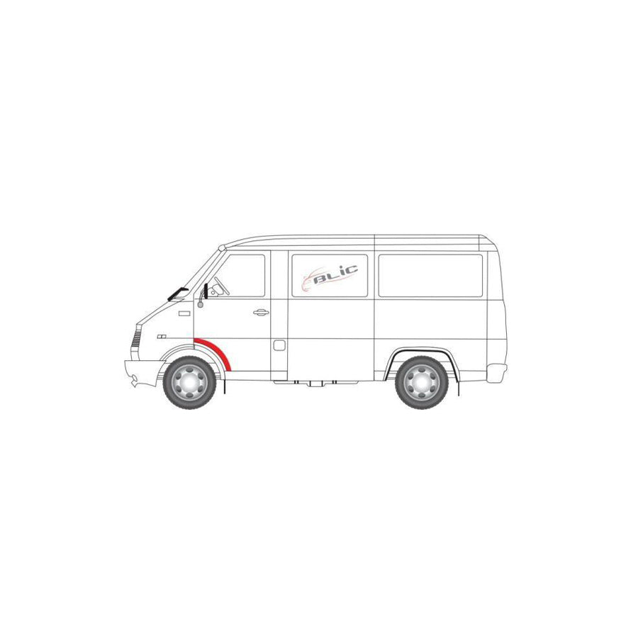 Blic 6015-00-1150125P Door, Body for Daewoo Lublin