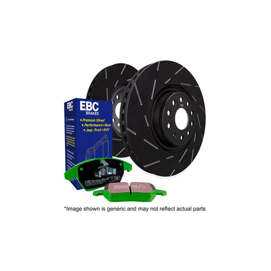 EBC PD06KF096 BMW E36 E46 Greenstuff Front Brake Pad & USR Disc Kit - ATE Caliper 1 | ML Performance UK Car Parts
