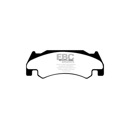 EBC PD11KF667 Dodge Ram SRT-10 Greenstuff Front Brake Pad & GD Disc Kit 2 | ML Performance UK Car Parts