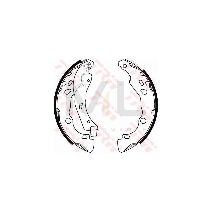 TRW GS8455 Brake Shoe Set
