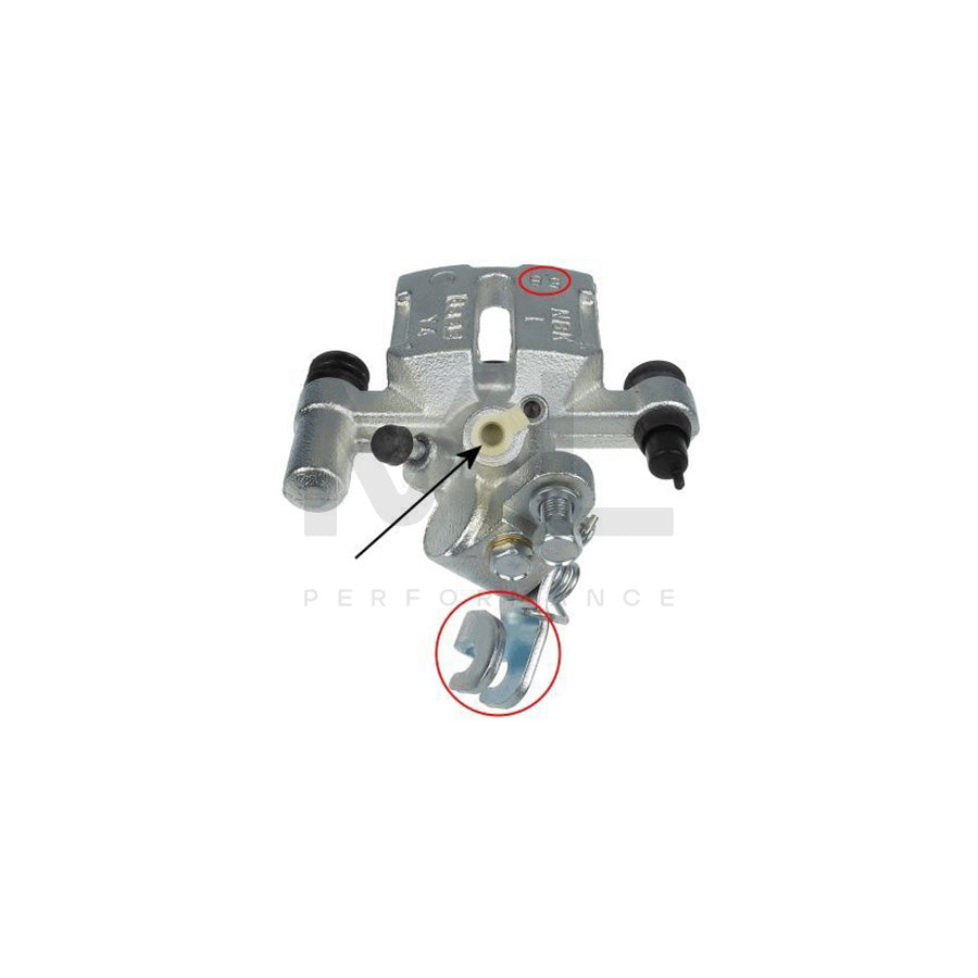 TEXTAR 38088500 Brake Caliper for MAZDA MX-5 without holder