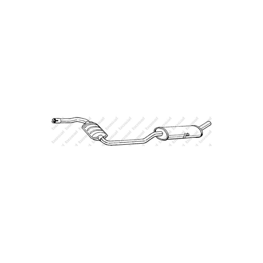 Bosal 285-975 Middle Silencer for Fiat Regata
