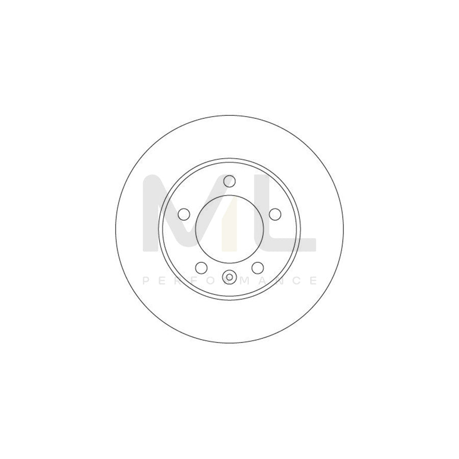 TRW DF6179 Brake Disc Solid, Painted  - 1 piece