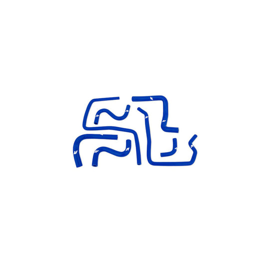 Mishimoto MMHOSE-SUB-ANC4BL 04-07 Subaru STI / 06-07 WRX Blue Silicone Ancillary Hoses