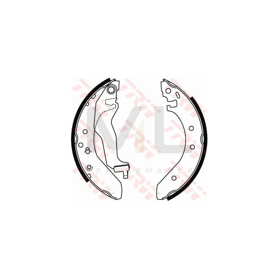 TRW GS6246 Brake Shoe Set
