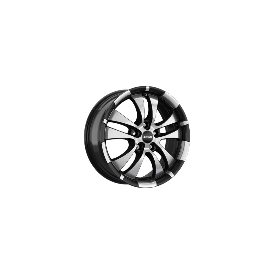 Ronal R59 7x16 ET35 59R6705.07X/022 Jetblack Front Diamond Cut Wheel