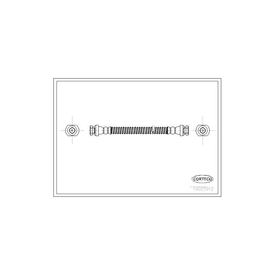 Corteco 19025912 Brake Hose