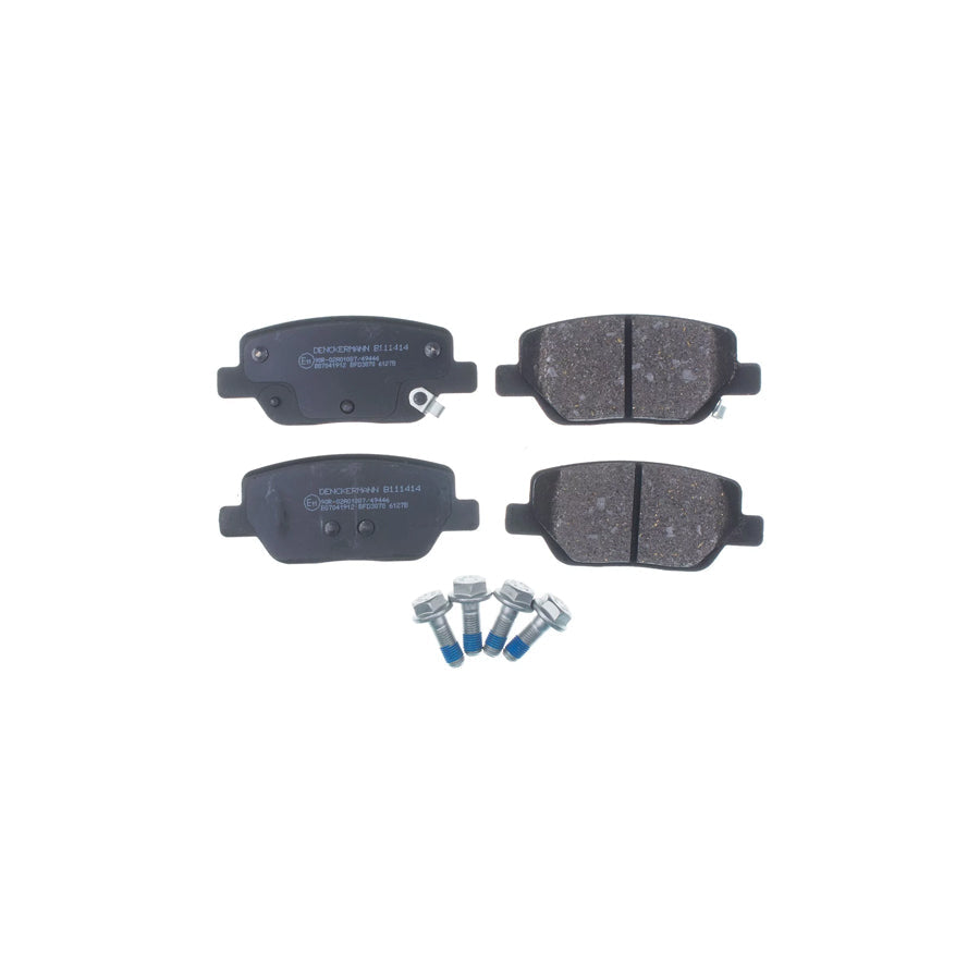Denckermann B111414 Brake Pad Set for Fiat Tipo