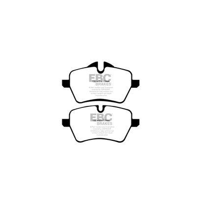EBC PD03KF1367 Mini R60 R61 Yellowstuff Front Brake Pad & Plain Disc Kit - TRW Caliper 2 | ML Performance UK Car Parts