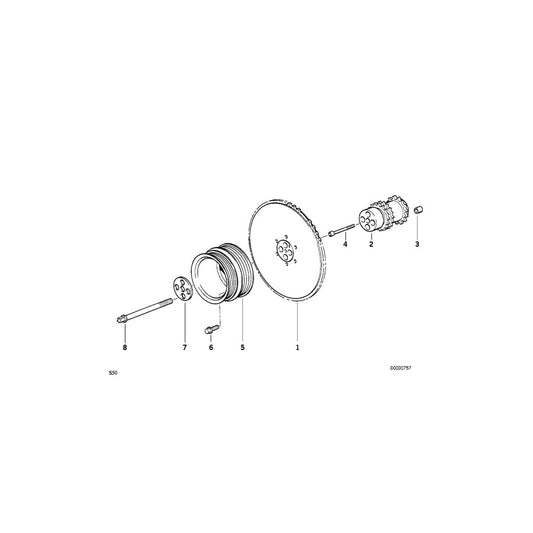 Genuine BMW 11231404819 E36 Vibration Damper (Inc. M3 & Z3 M)