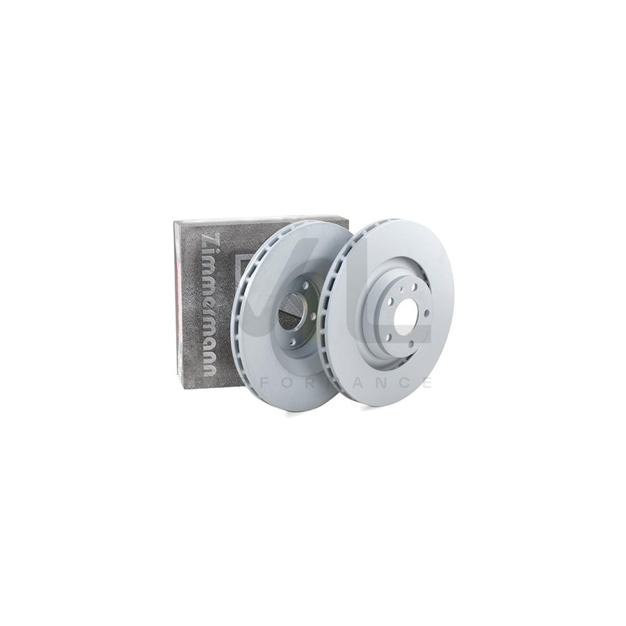 ZIMMERMANN COAT Z 100.3319.20 Brake Disc for AUDI A6 Externally Vented, Coated, High-carbon  - 1 piece