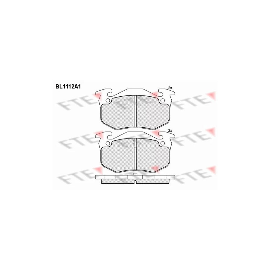 FTE 9010029 Brake Pad Set