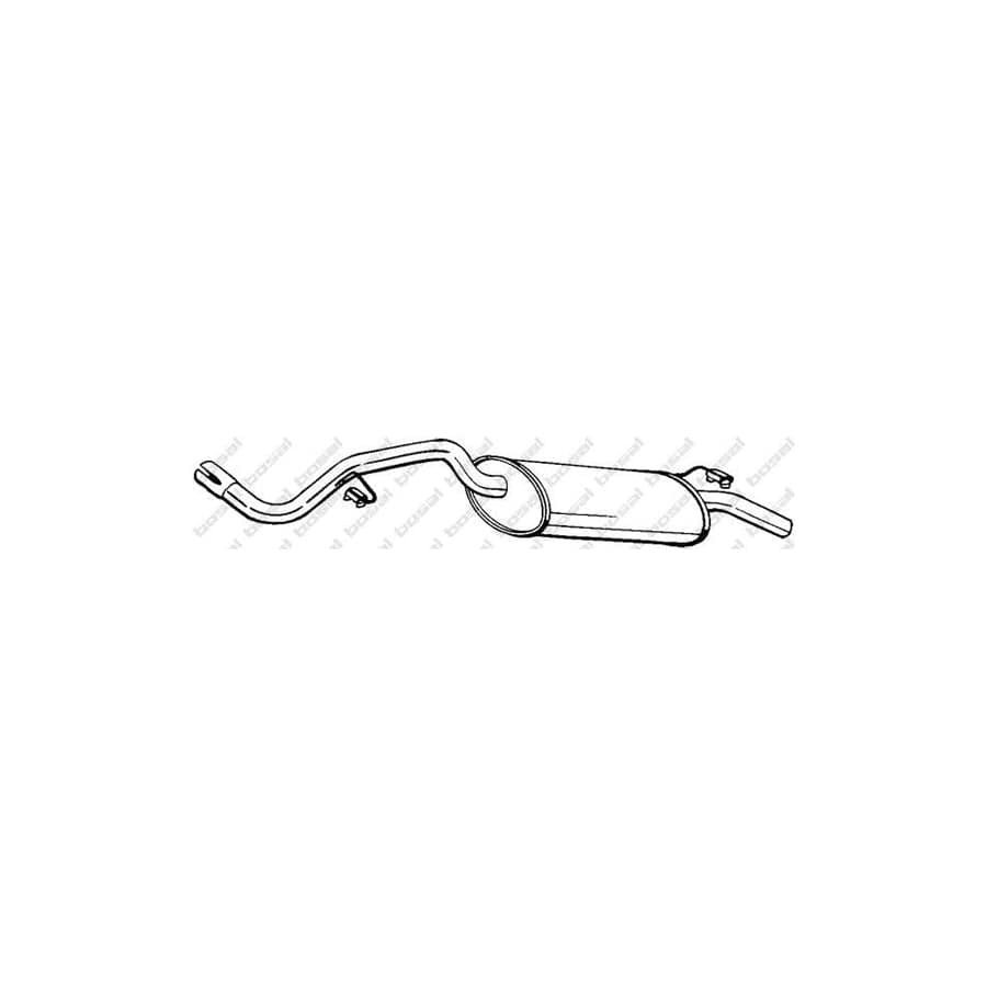 Bosal 115-005 Rear Silencer for Rover 100