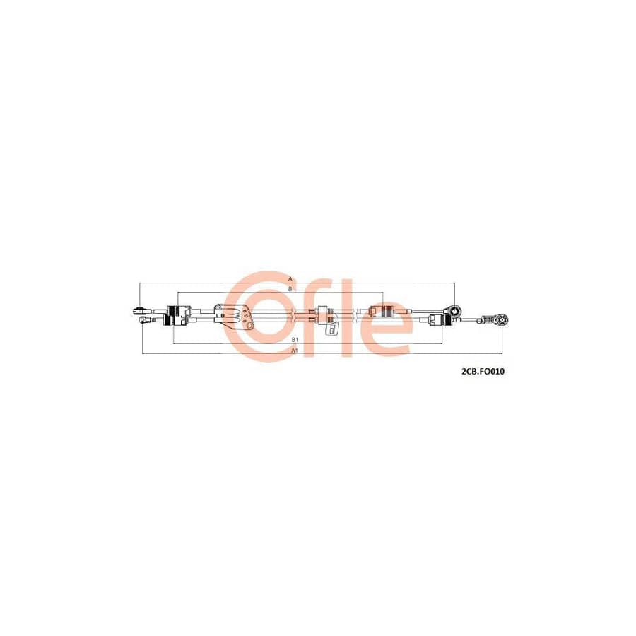 Cofle 2Cb.Fo010 Cable, Manual Transmission