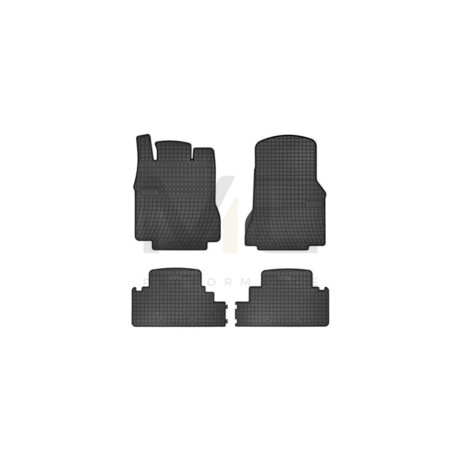FROGUM Tailored 542834 Floor mat set suitable for MERCEDES-BENZ A-Class (W168) Elastomer, Front and Rear, Quantity: 4, Black, (LHD)