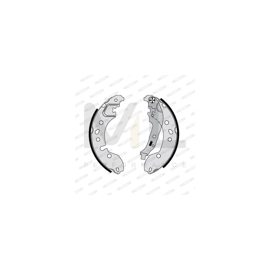 Ferodo FSB4200 Brake Shoe Set With Handbrake Lever, Premier