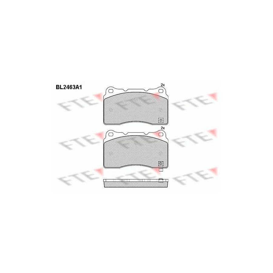 FTE Bl2463A1 Brake Pad Set