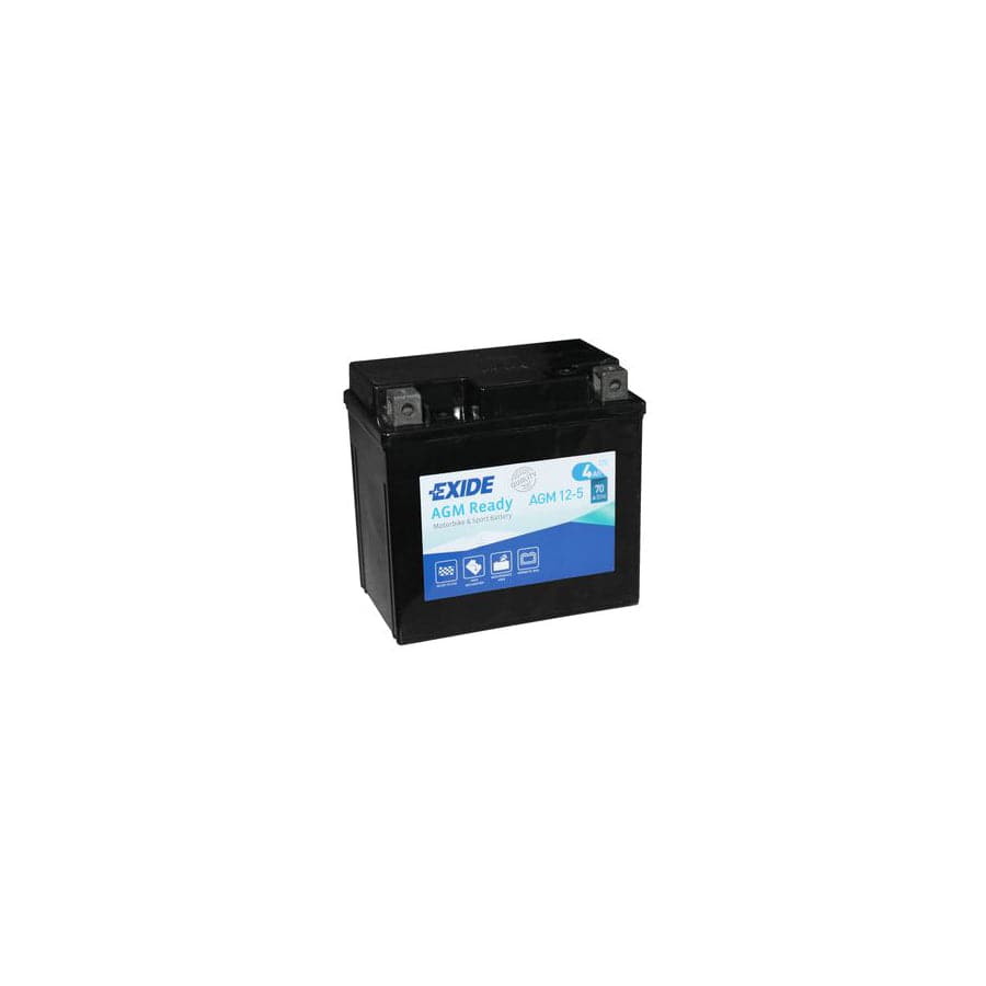 Exide AGM12-5 Motorcycle Battery 12V (4910) | ML Performance UK Car Parts