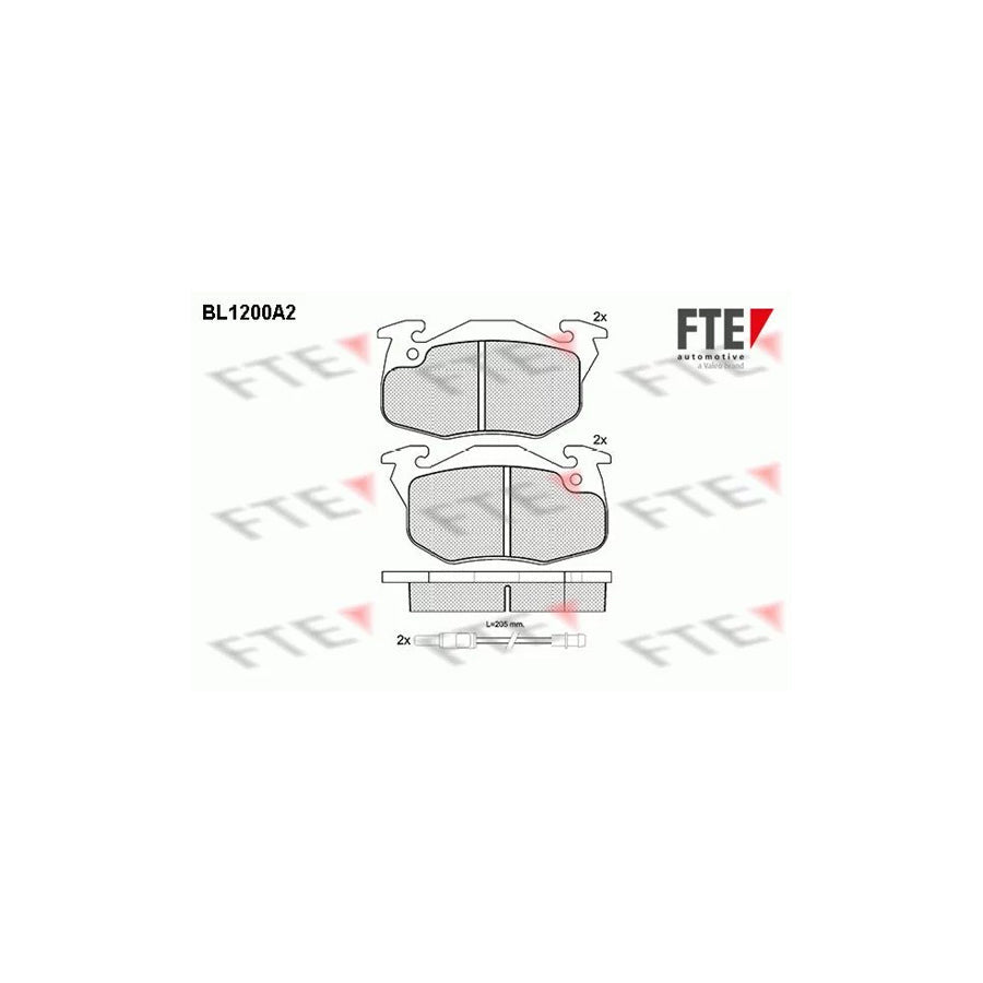 FTE 9010057 Brake Pad Set