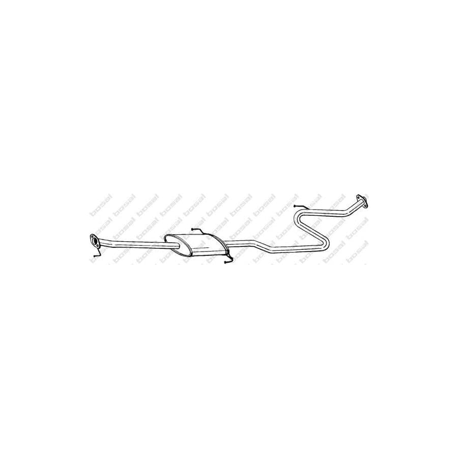 Bosal 287-135 Middle Silencer for Toyota Corolla