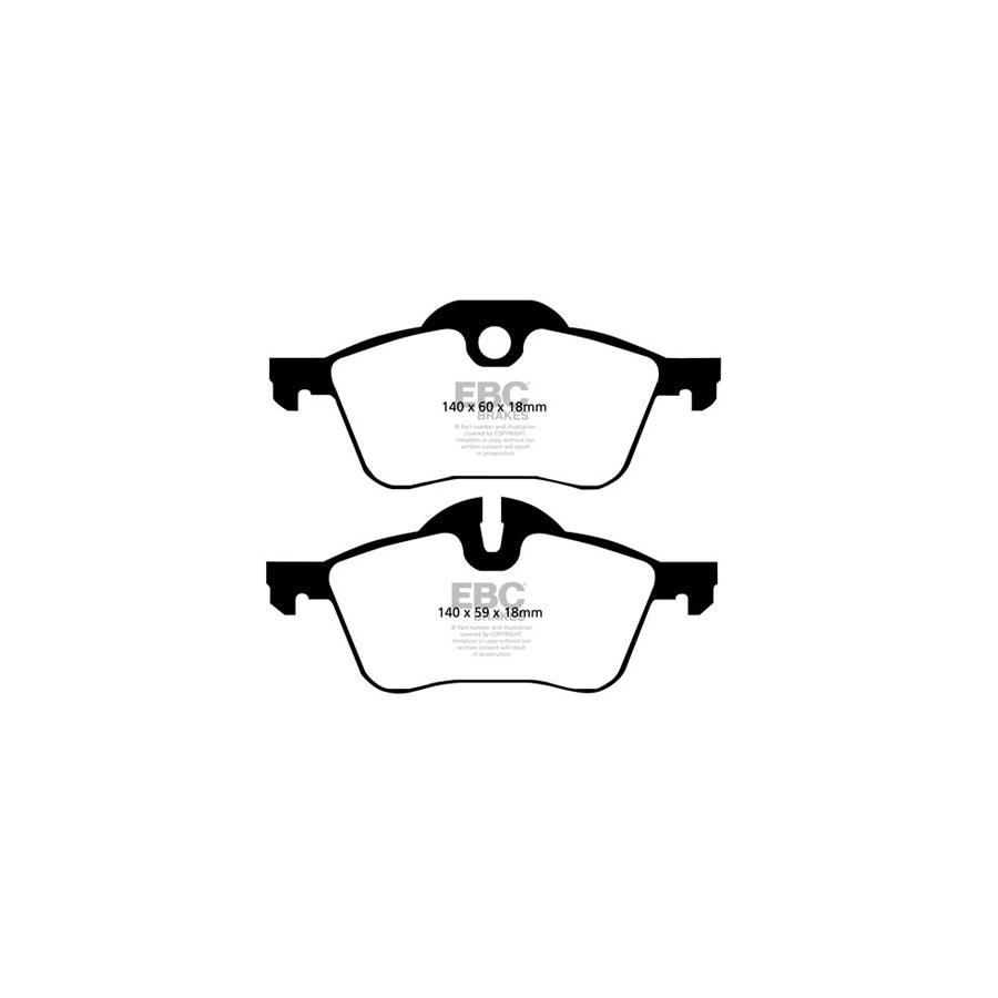 EBC DP1388 Mini R52 R53 Ultimax Front Brake Pads - ATE Caliper 2 | ML Performance UK Car Parts