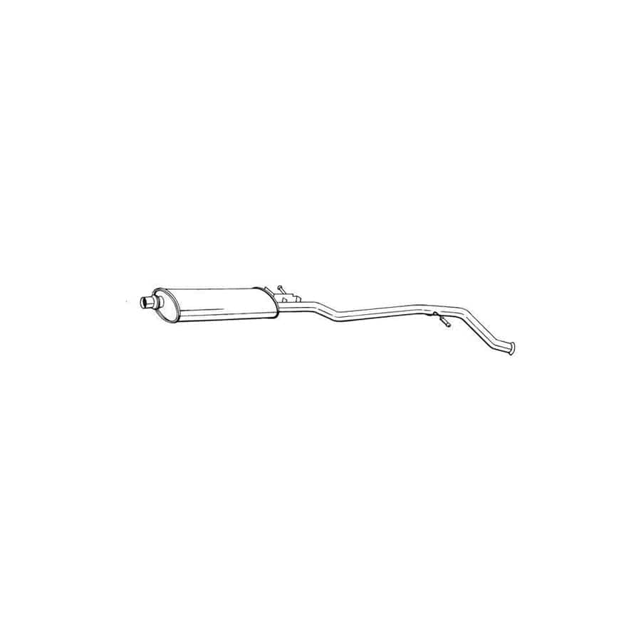Bosal 287-093 Middle Silencer for Peugeot 406