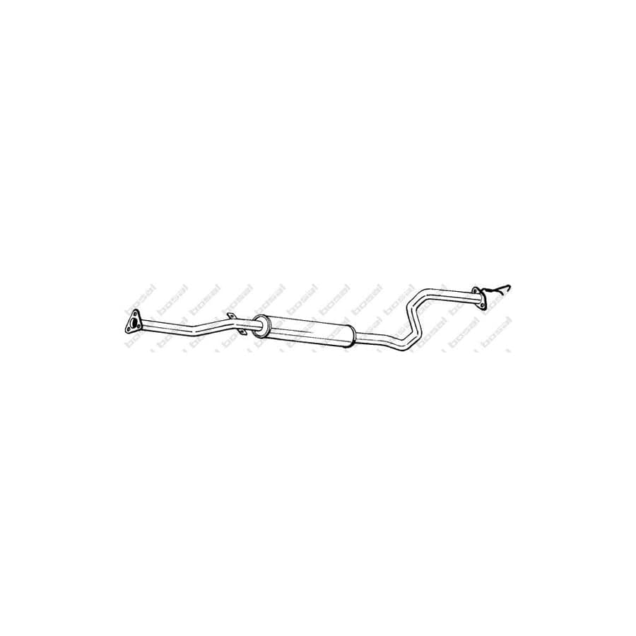 Bosal 287-221 Middle Silencer for Honda CIVIC V Saloon (Eg, Eh)