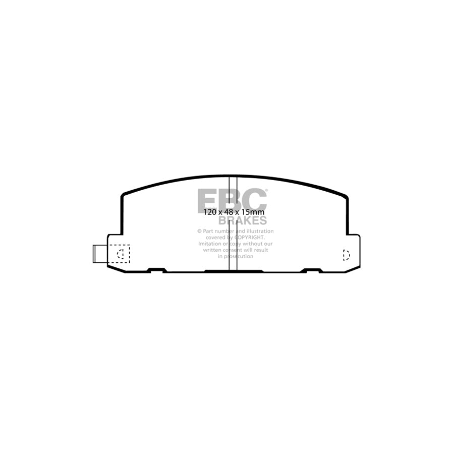 EBC DP649 Vauxhall KB Ultimax Front Brake Pads 2 | ML Performance UK Car Parts