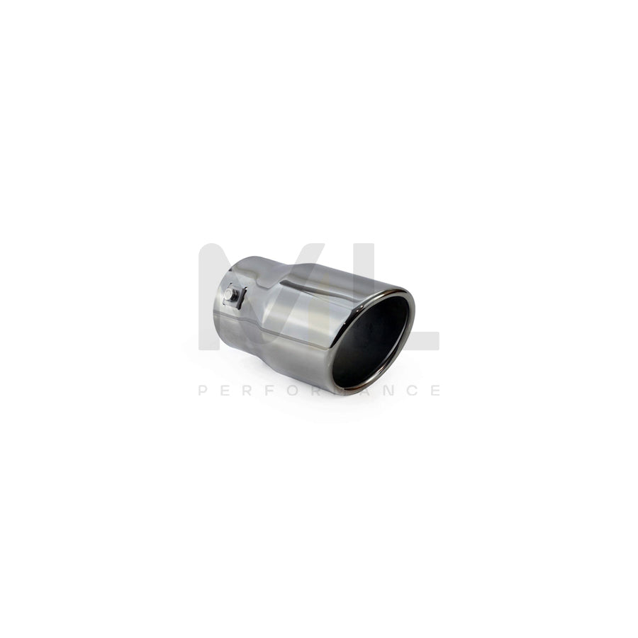 AMiO MT 007BC 02193 Exhaust tip 90 mm, oval, round, Stainless Steel, 150mm, 78mm