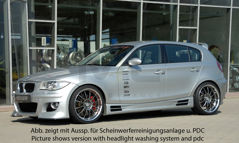 Rieger 00035015 BMW 1 Series E87 Front Bumper 4 | ML Performance UK Car Parts