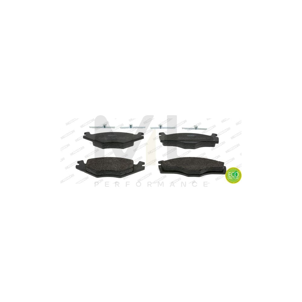 Ferodo Premier Eco Friction FDB1072 Brake Pad Set Not Prepared for Wear Indicator, With Accessories