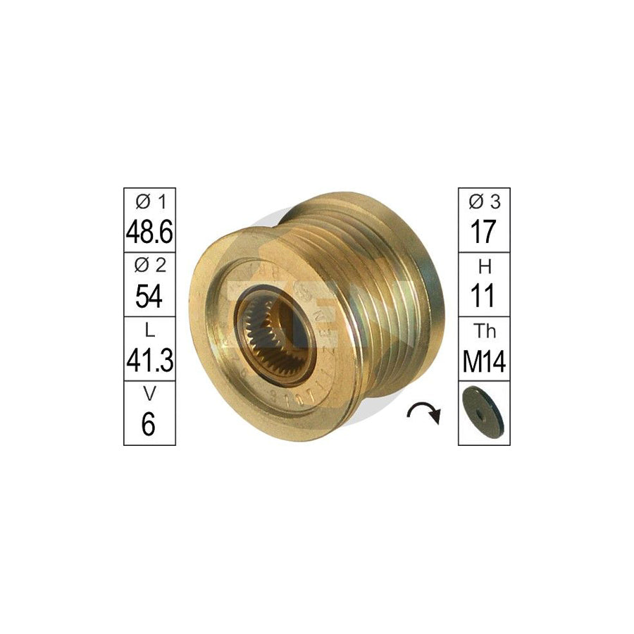 Era ZN5526 Alternator Freewheel Clutch