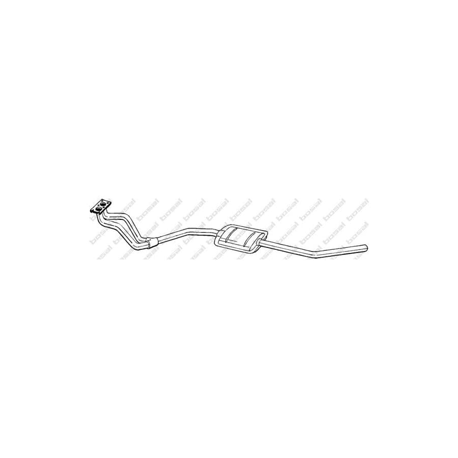 Bosal 287-859 Front Silencer for Opel Rekord E1 Saloon