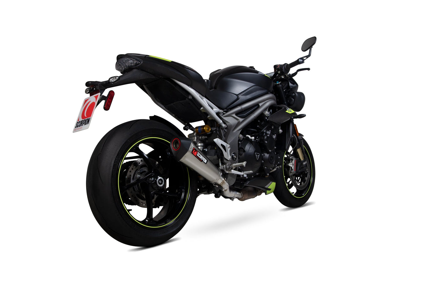 Scorpion RTR88SETEO Triumph Speed Triple Serket Taper Slip-On - Titanium Sleeve | ML Performance UK UK