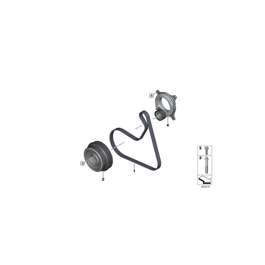 Genuine BMW 11238579930 G05 Vibration Damper (Inc. X5 25dX)
