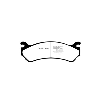 EBC DP41304R Cadillac Chevrolet Gmc Hummer Yellowstuff Front/Rear Brake Pads 2 | ML Performance UK Car Parts